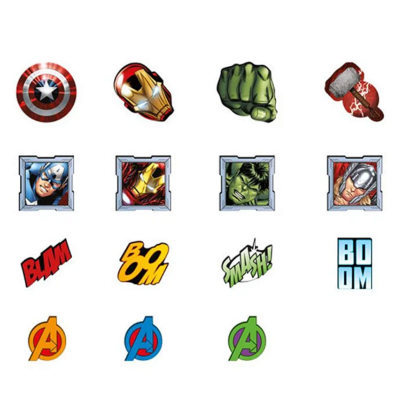 Confete de Papel Festa Vingadores  - Disney Original - Rizzo Festas