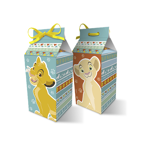 Caixa Surpresa Festa Rei Leão - 8 Unidades - Disney Original -  Festas