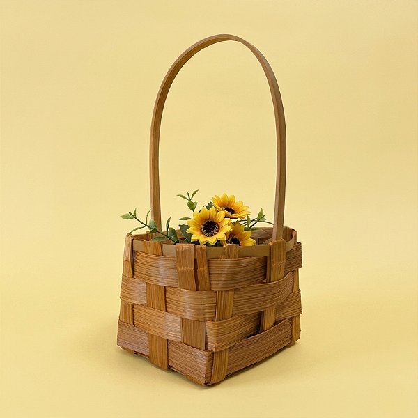 Cesta Decorativa de Bambu - 18,5x7x8cm - 1 unidade - Piffer - Rizzo