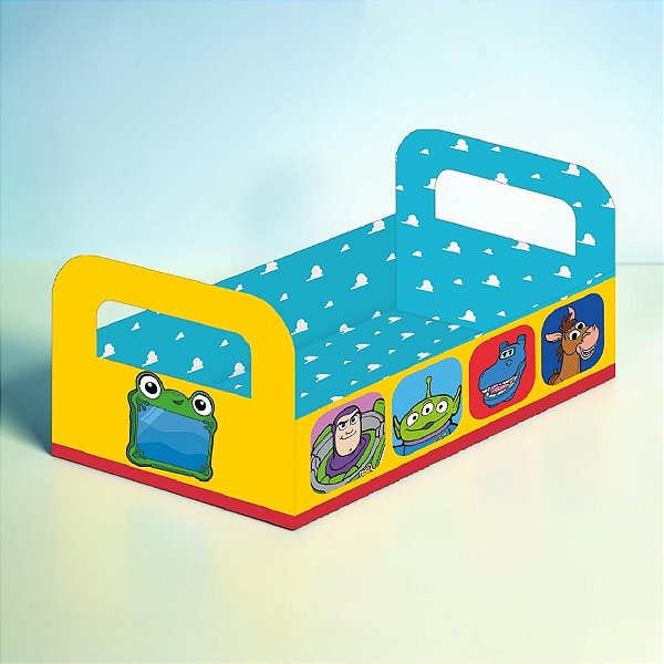 Cesta de Papel Cartão - Toy Story 5 - 18x5x13cm - Disney Original - 3 unidades - FestColor - Rizzo