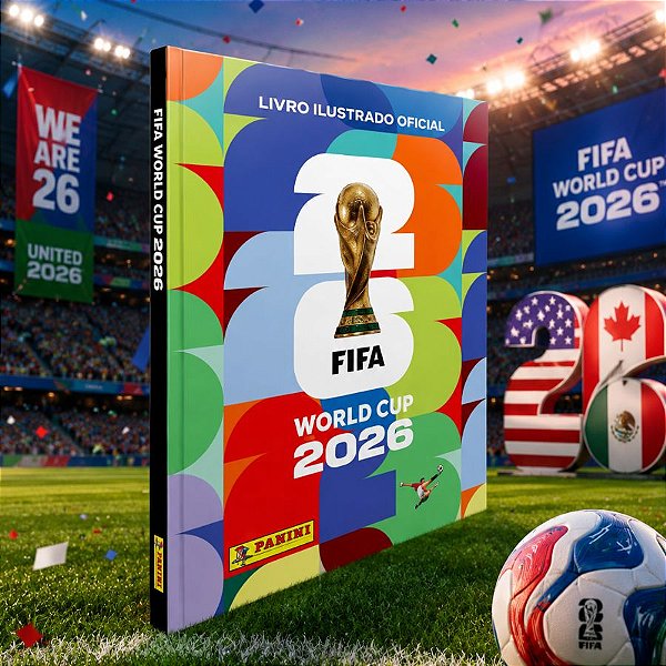 Álbum Copa do Mundo 2026 - Capa Dura - 1 unidade - Panini - Rizzo