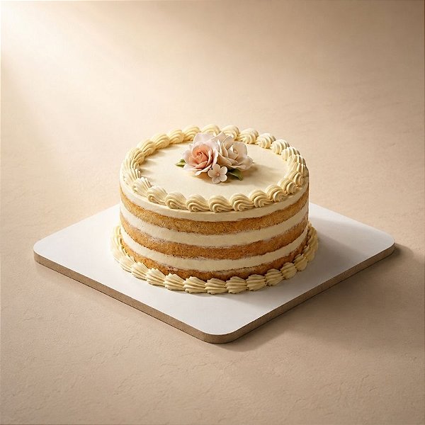 Base Para Bolo Cake Board Quadrada em MDF - Branca - 28x28 - 1 unidade - Rizzo