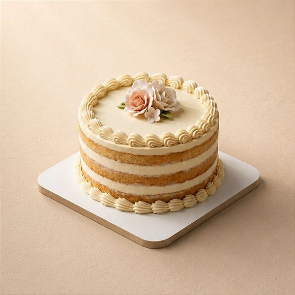 Base Para Bolo Cake Board Quadrada em MDF - Branca - 22x22cm - 1 unidade - Rizzo