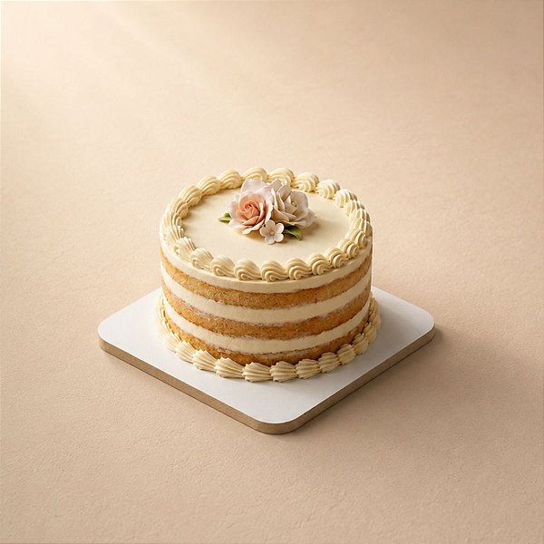 Base Para Bolo Cake Board Quadrada em MDF - Branca - 19x19cm - 1 unidade - Rizzo