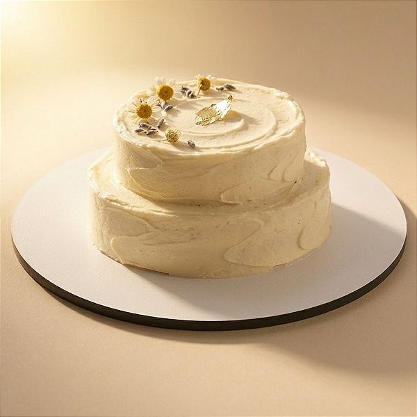 Base Para Bolo Cake Board em MDF - Branca - 50cm - 1 unidade - Rizzo