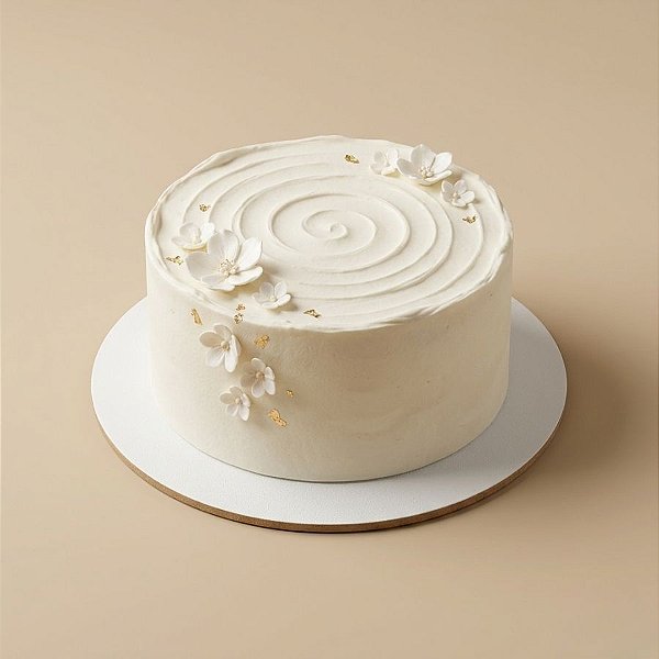 Base Para Bolo Cake Board em MDF - Branca - 26cm - 1 unidade - Rizzo