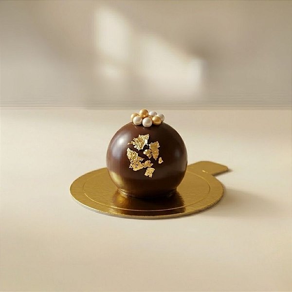 Base Laminada para Doces Redonda - Ouro - 9,5cm - 25 unidades - Rizzo