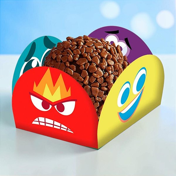 Porta Forminha - Divertidamente 2 - Disney Original  - 80 unidades - Festcolor - Rizzo