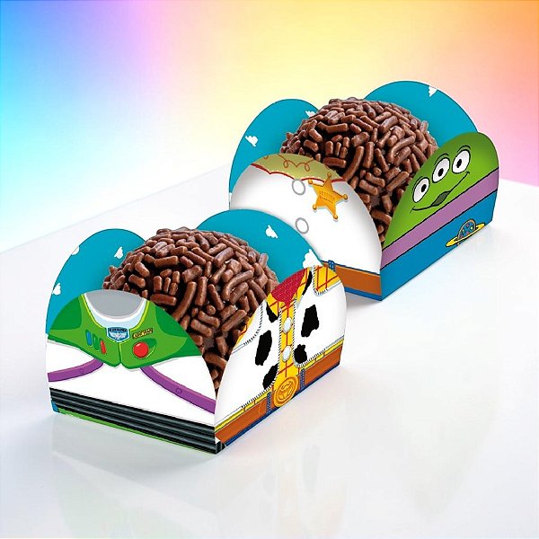 Porta Forminha - Toy Story 5 - Disney Original - 80 unidades - Festcolor - Rizzo