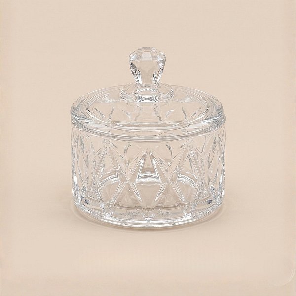 Bomboniere de Vidro - Diamond - 6,5x6,5cm - 1 unidade - Rizzo