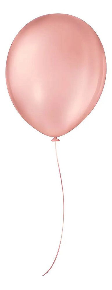 Látex Balões São Roque Latéx Liso - Rosa Balão Rosê 20cm