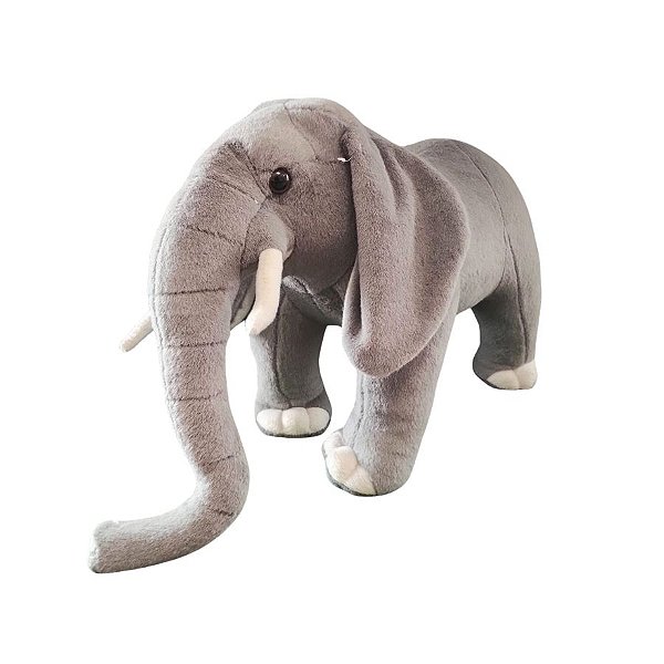 Elefante De Pelúcia Realista - 56cm - 1 unidade - Rizzo - Rizzo