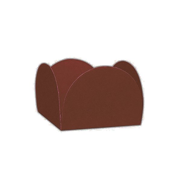 Porta Forminha - Marrom - 3,5x3,5x2,5cm - 50 unidades - Regina - Rizzo
