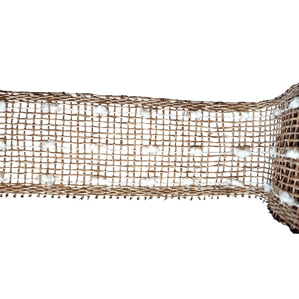 Fita Decorativa Telada Rústica - 6,3cm x 9,14m - 1 unidade - Rizzo
