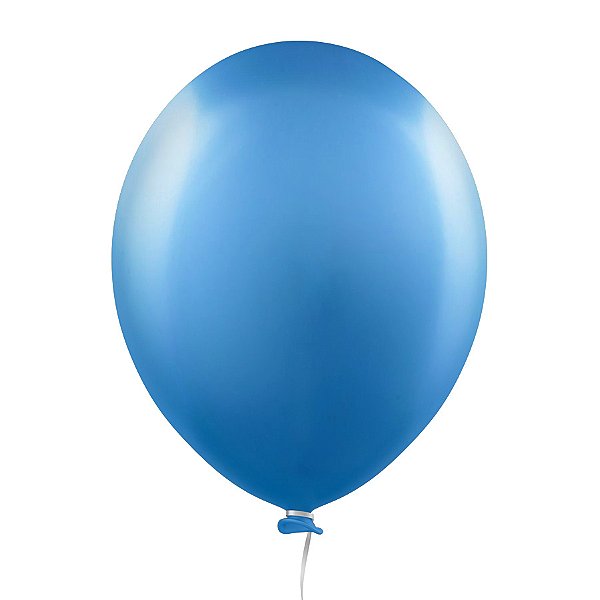 Balão de Festa Alumínio - Azul  - Happy Day - Rizzo