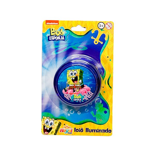 Iôiô para Lembrancinha Bob Esponja - Azul - 1 unidade - Rizzo