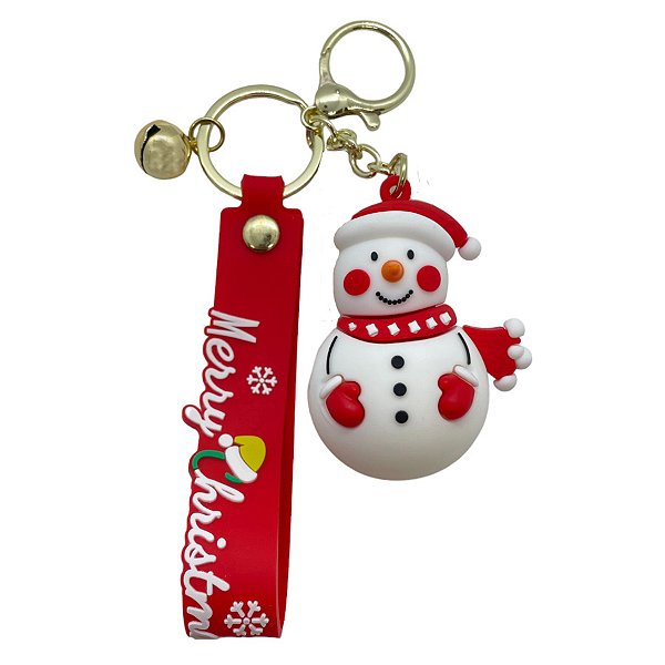 Chaveiro Boneco de Neve - 6cm - 1 unidade - Rizzo