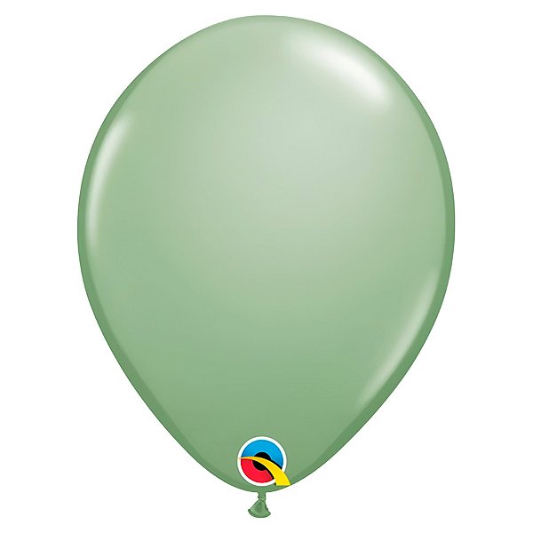 Balão de Festa Látex Liso Sólido - Cactus - Qualatex - Rizzo