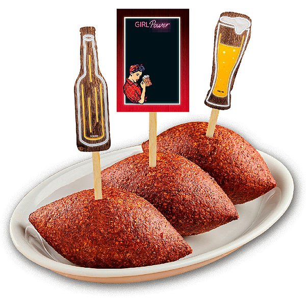 Bandeirinhas Especiais para Doces - Boteco Delas - 8 unidades - Festcolor - Rizzo