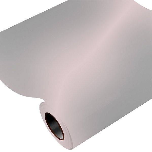 Vinil Adesivo Metálico 30cmx25m - Prata - 1 unidade - Rizzo