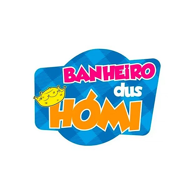 Placa "Banheiro dus Hómi" - 1 unidade - Grintoy - Rizzo
