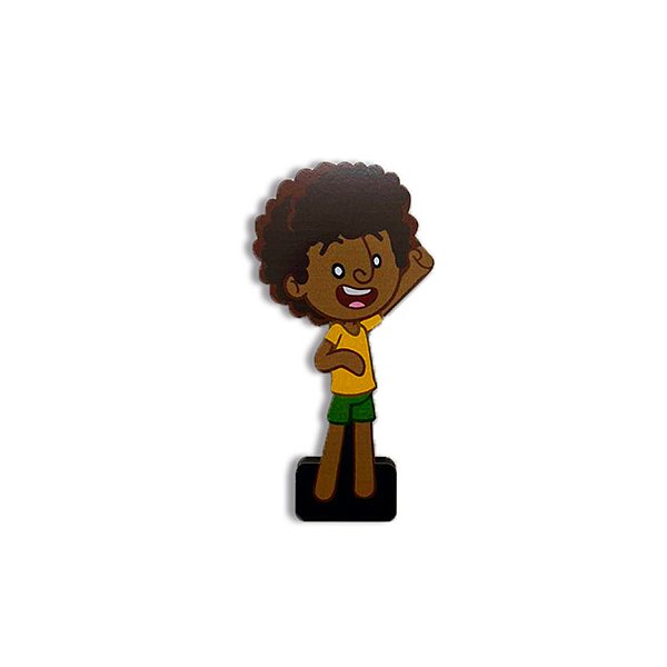 Personagem MDF Dan - Contém 1 unidade unidades - Rizzo