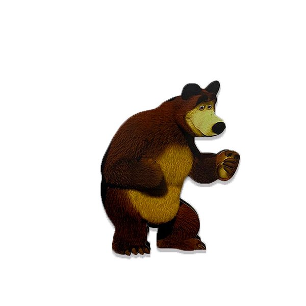 Personagem MDF Urso - Contém 1 unidade unidades - Rizzo