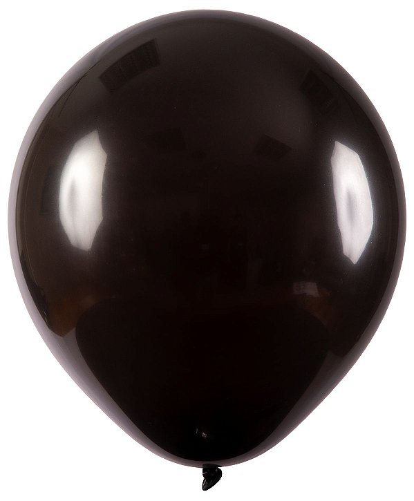 Balão de Festa Redondo Big Balão 25" - Preto - 01 Unidade - Art-Latex - Rizzo