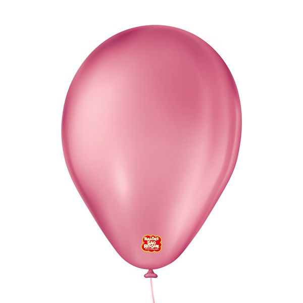 Balão de Festa 6,5" Basic - Rosa Maravilha - 50 Unidades - Balões São Roque