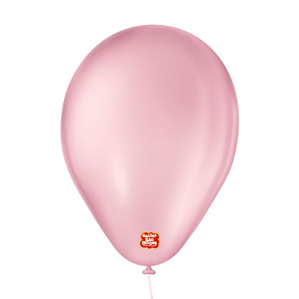 Balão de Festa 6,5" Basic - Rosa - 50 Unidades - Balões São Roque