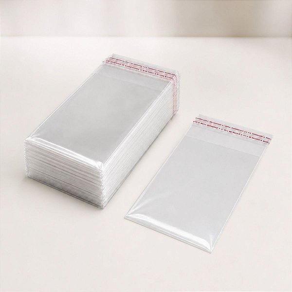 Saco Adesivado sem Furo - 10x10cm - 100 unidades - Rizzo