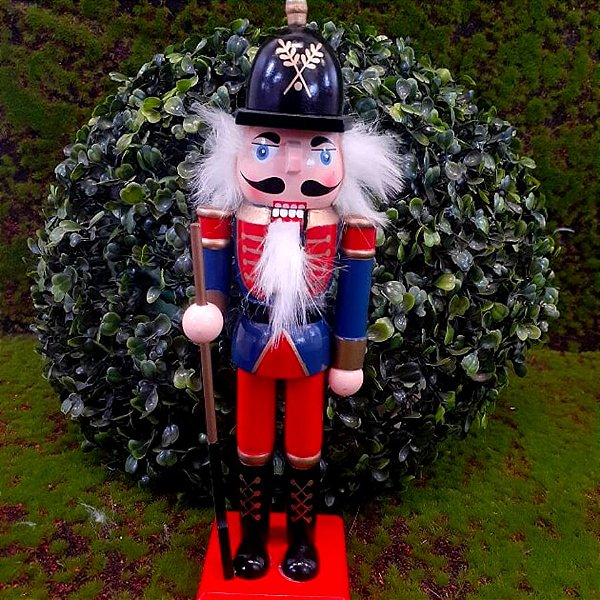 Boneco Soldado Quebra Nozes de Madeira EN013-10 - 26cm - 1 unidade - Rizzo