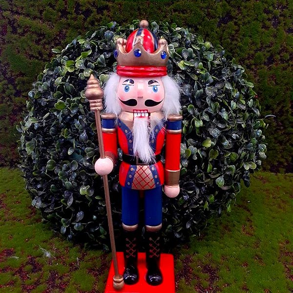 Boneco Soldado Quebra Nozes de Madeira EN013-12 - 25cm - 1 unidade - Rizzo