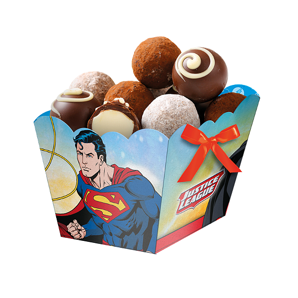 Cachepot Festa Liga da Justiça - 08 unidades - Festcolor -  Festas