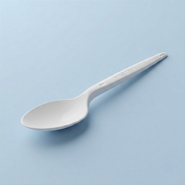 Colher Para Refeição - Branco - 16cm - 50 unidades - Plastilânia - Rizzo