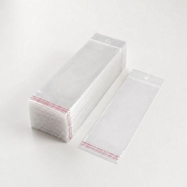 Saco Adesivado com Furo - 7x12cm - 100 unidades - Rizzo