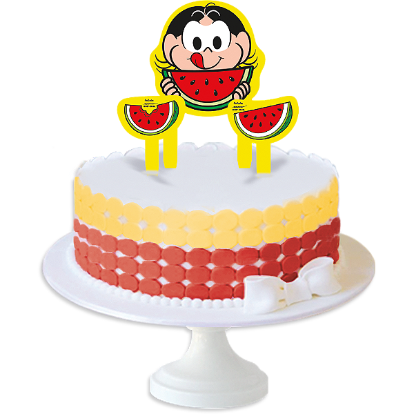 Topper para Bolo Festa Magali Melancia - Festcolor - Rizzo Festas