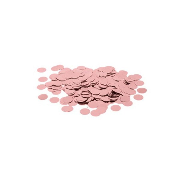 Confete Metálico para Balão Pacote com 100g - Rose - 01 Unidade - Cromus Balloons - Rizzo Balões
