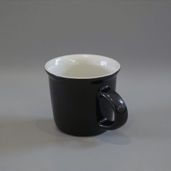 Caneca de Porcelana - Preto - 70ml - 1 unidade - Rizzo