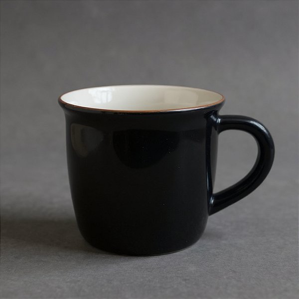 Caneca de Porcelana - Preto - 140ml - 1 unidade - Rizzo