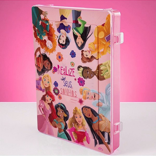 Organizador De Documentos Princesas - 31,8x23,8 - Disney Original - 1 unidade - Plasútil - Rizzo