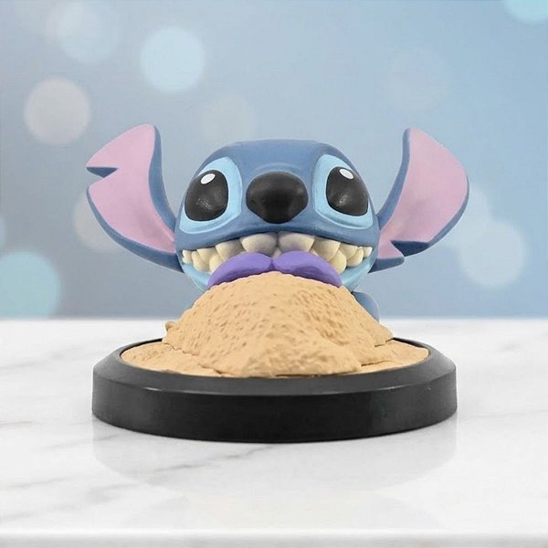 Mini Figura Colecionável - Stitch - Sereia - 9cm - 1 unidade - Disney Original - Rizzo