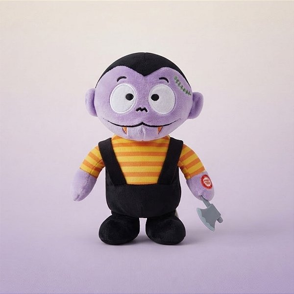 Vampiro de Pelúcia com Som e Movimento - 12x20x8cm - Halloween - 1 unidade - Rizzo