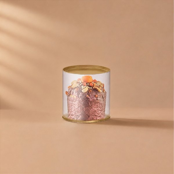 Lata Clean - Transparente - 11x9cm  - 6 unidades - Cromus - Rizzo