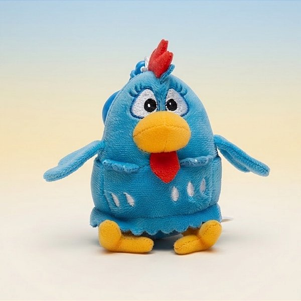 Chaveiro de Pelúcia Clip-On - Galinha Pintadinha - Galinha - 7x12x6cm - 1 unidade - Toyng - Rizzo
