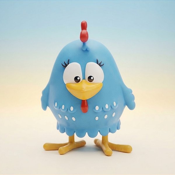 Mini Figura Colecionável - Galinha Pintadinha - Galinha - 7x10x8cm - 1 unidade - Toyng - Rizzo