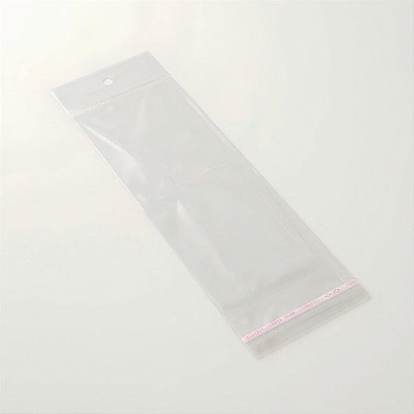 Saco Adesivado com Furo - 8,5x20cm - 100 unidades - Rizzo