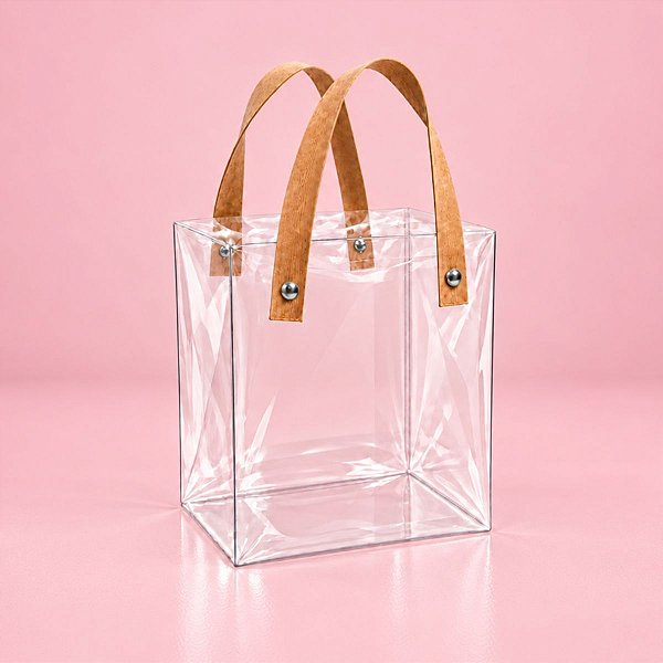 Caixa de PVC com Alça Kraft 18x10x20cm - 12 unidades - Rizzo