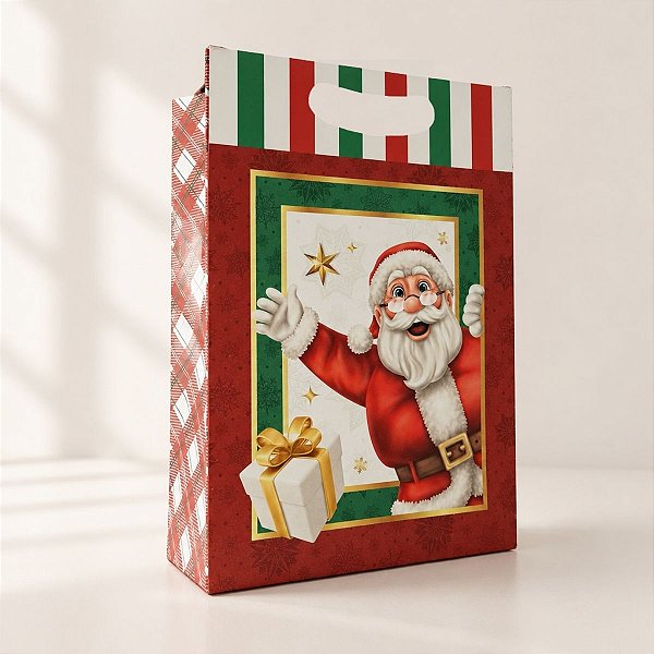 Caixa Surpresa Envelope  - Natal - 22x9x32cm - 10 unidades - Regina - Rizzo