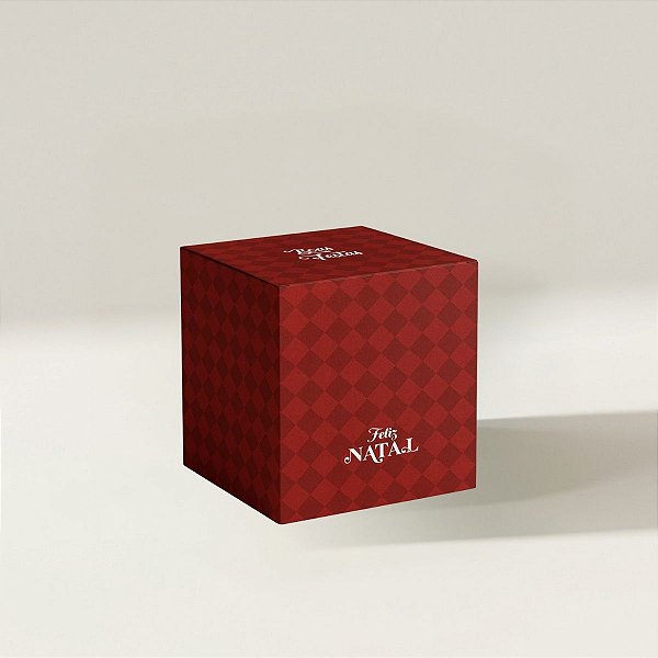 Caixa para Mini Panetone - Natal Origem - Vermelho - 11,5x11,5cm - 10 unidades - Regina - Rizzo